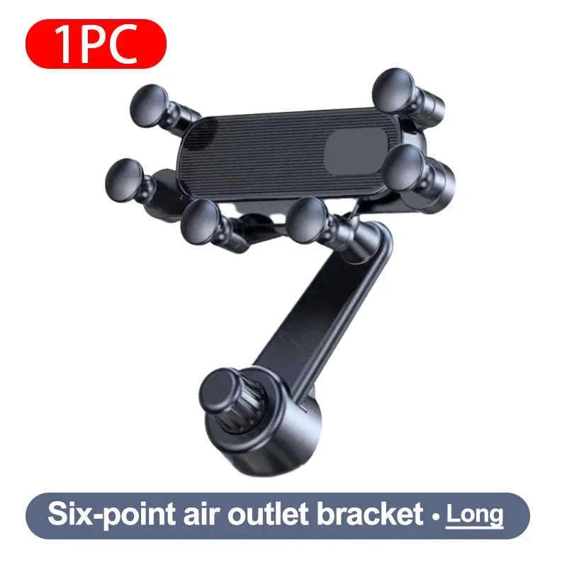 Air Vent Car Phone Holder for 4.7-7 Inch Smartphones-Short