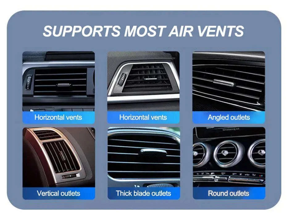 Air Vent Car Phone Holder for 4.7-7 Inch Smartphones-Short