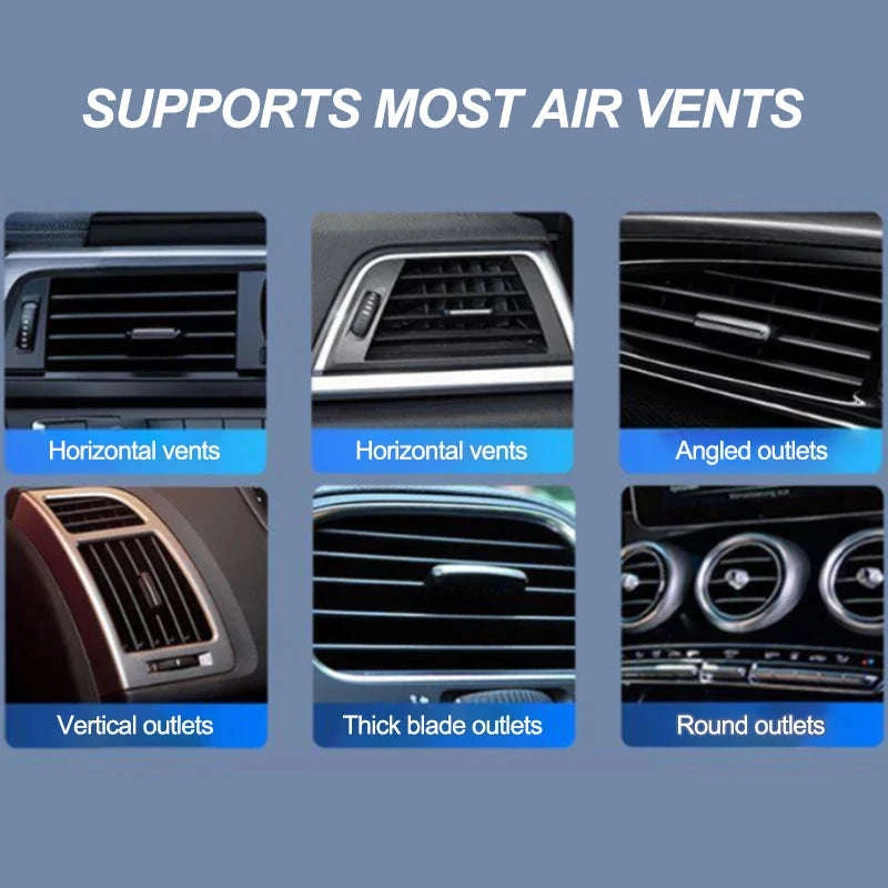 Air Vent Car Phone Holder for 4.7-7 Inch Smartphones-Short