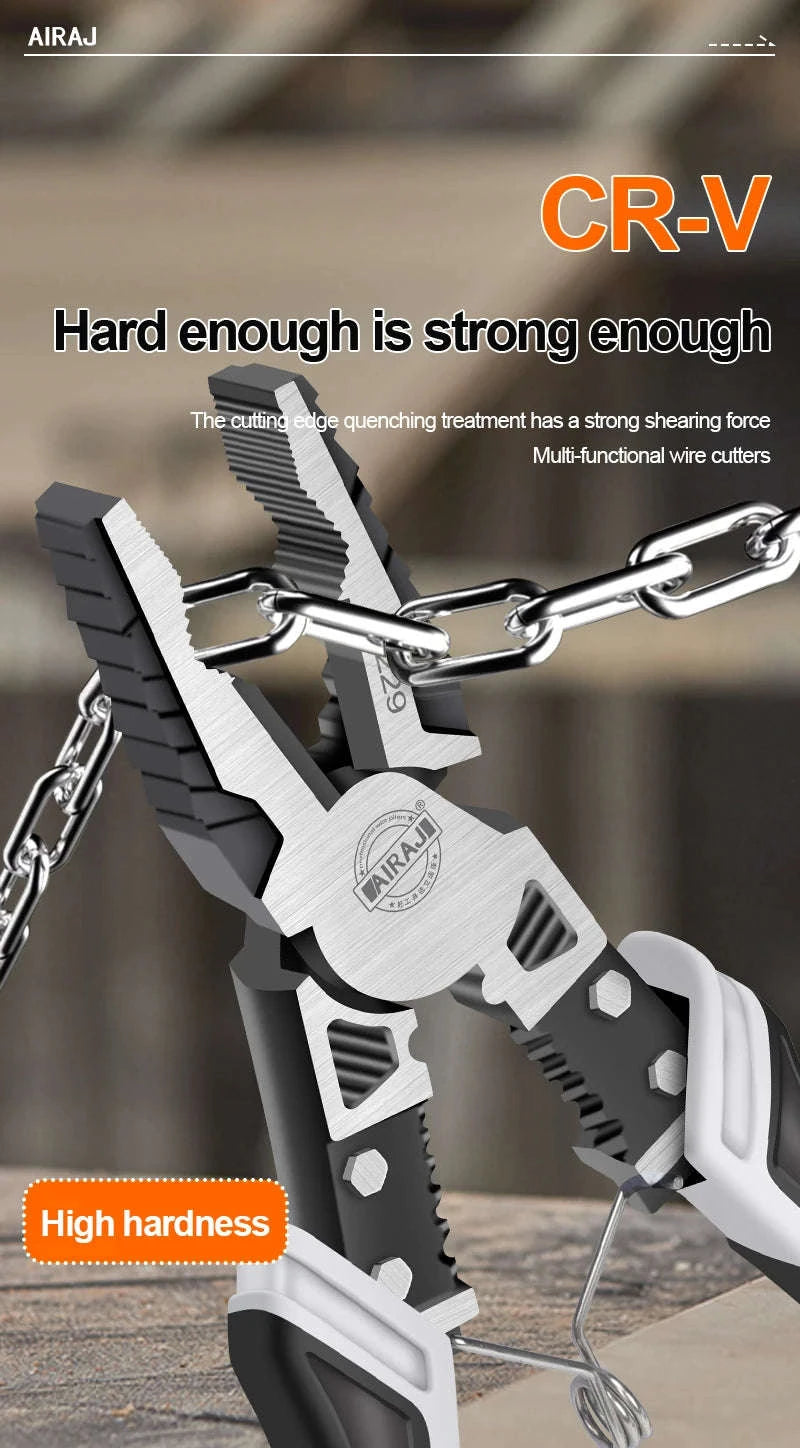 AIRAJ Multifunctional Electrician Pliers Set-3 pcs / United States