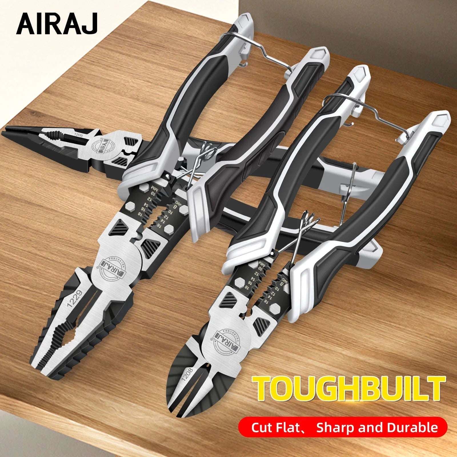 AIRAJ Multifunctional Electrician Pliers Set-3 pcs / United States