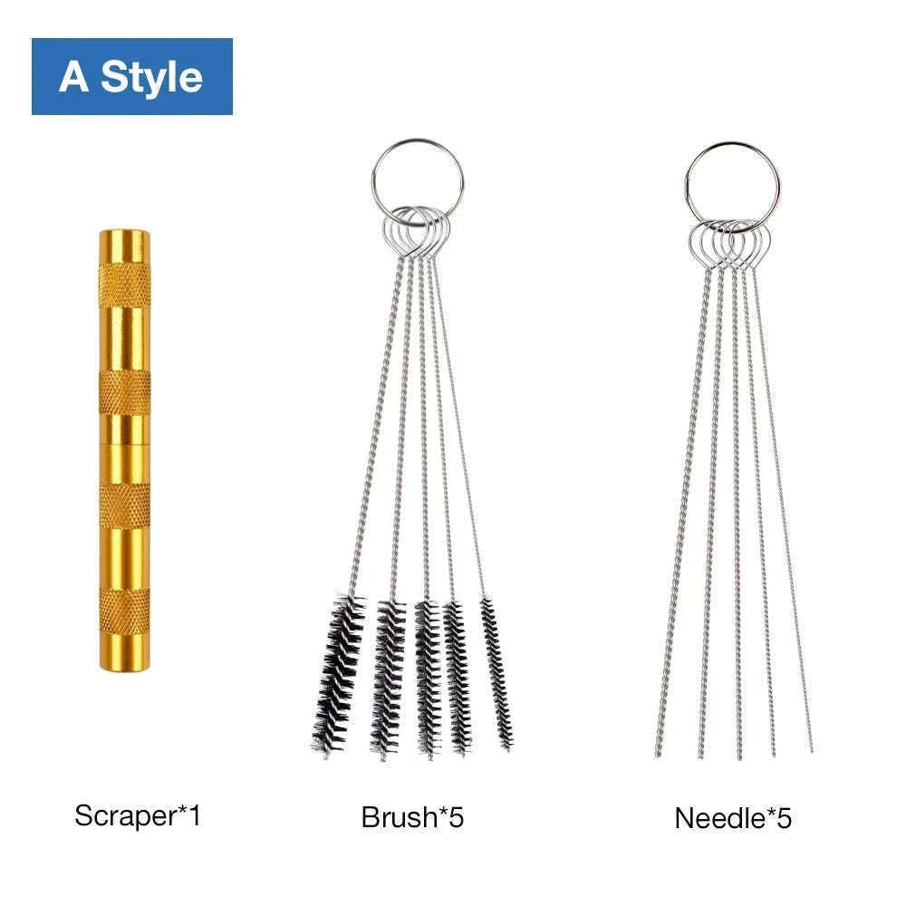 Airbrush Spray Gun Nozzle Cleaning Kit for Precision Care-B STYLE