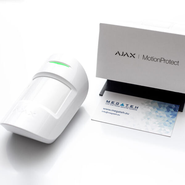 AJAX MotionProtect White - Wireless Motion Detector Alerts You at the First Signs of Intrusion 🚨🏠🔍 Spy-shop.com