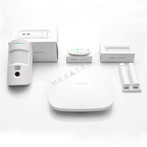 Ajax StarterKit Cam Plus White - Wireless Security System with Visual Alarm Verifications 🔒🏠📹 Spy-shop.com