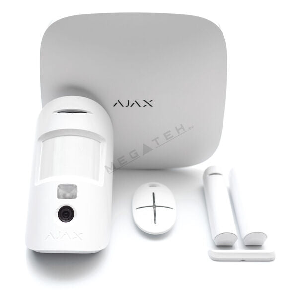 Ajax StarterKit Cam Plus White - Wireless Security System with Visual Alarm Verifications 🔒🏠📹 Spy-shop.com