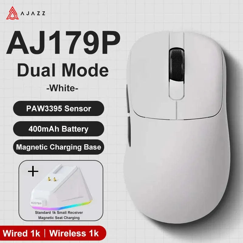 AJAZZ AJ179 PRO Ergonomic Wireless Gaming Mouse-AJ179P MC-Black