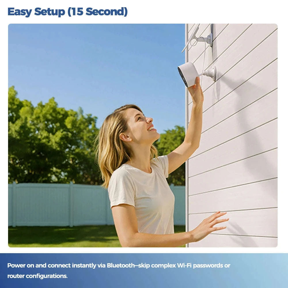 Alevio Outdoor Solar Wireless Security Camera 4MP IP67-Black n 64G / CHINA