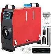 All-in-One Diesel Air Heater with Remote Control for RV Truck Van-Default Title