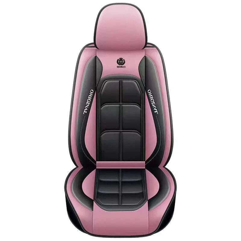 All-Inclusive Leather Car Seat Cover-red 1pcs / China Mainland