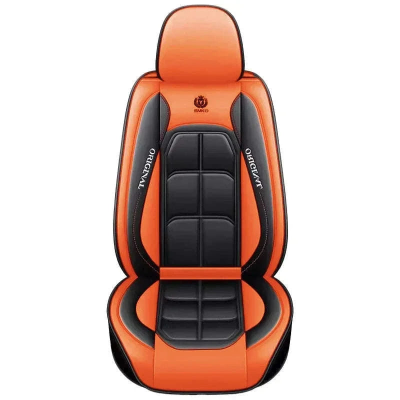 All-Inclusive Leather Car Seat Cover-red 1pcs / China Mainland