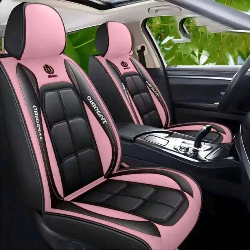 All-Inclusive Leather Car Seat Cover-red 1pcs / China Mainland