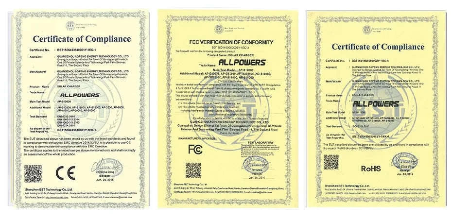 ALLPOWERS Foldable Solar Panel Charger with Battery 21W-5V10W / UNITED KINGDOM