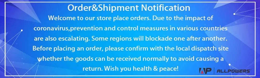 ALLPOWERS Foldable Solar Panel Charger with Battery 21W-5V10W / UNITED KINGDOM