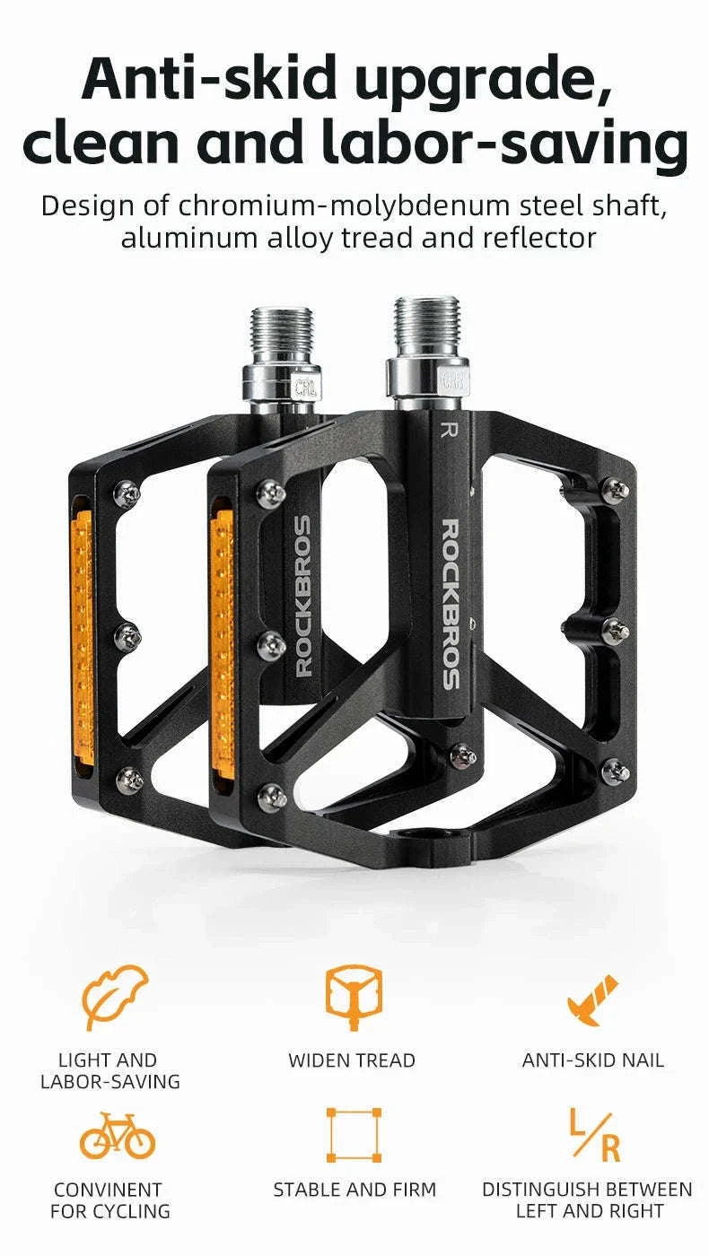 Aluminum Alloy Bicycle Pedals for MTB and Road Riding-37210003004