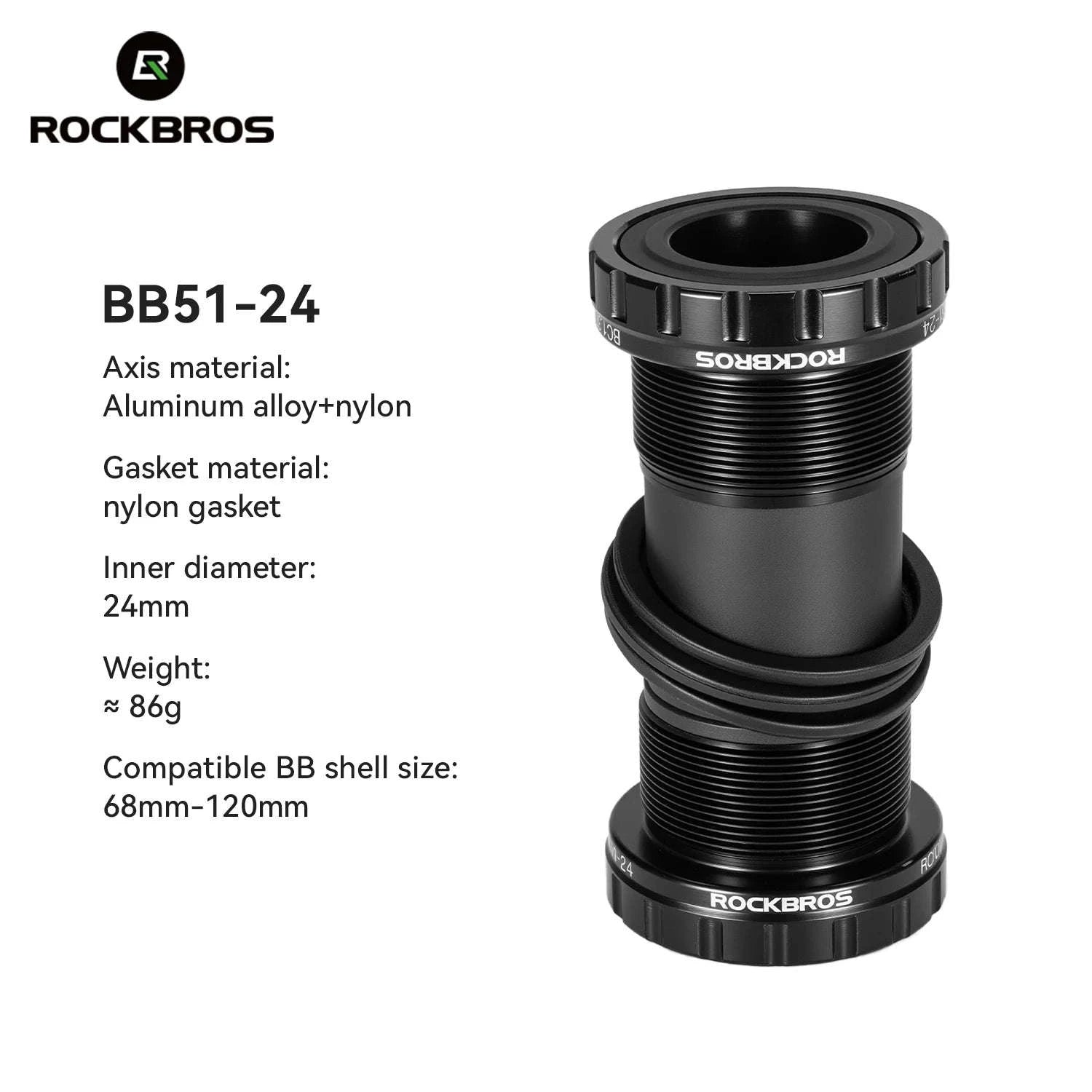 Aluminum Alloy Bike Bottom Bracket Sealed Bearing for MTB Road-BBT47-86-29