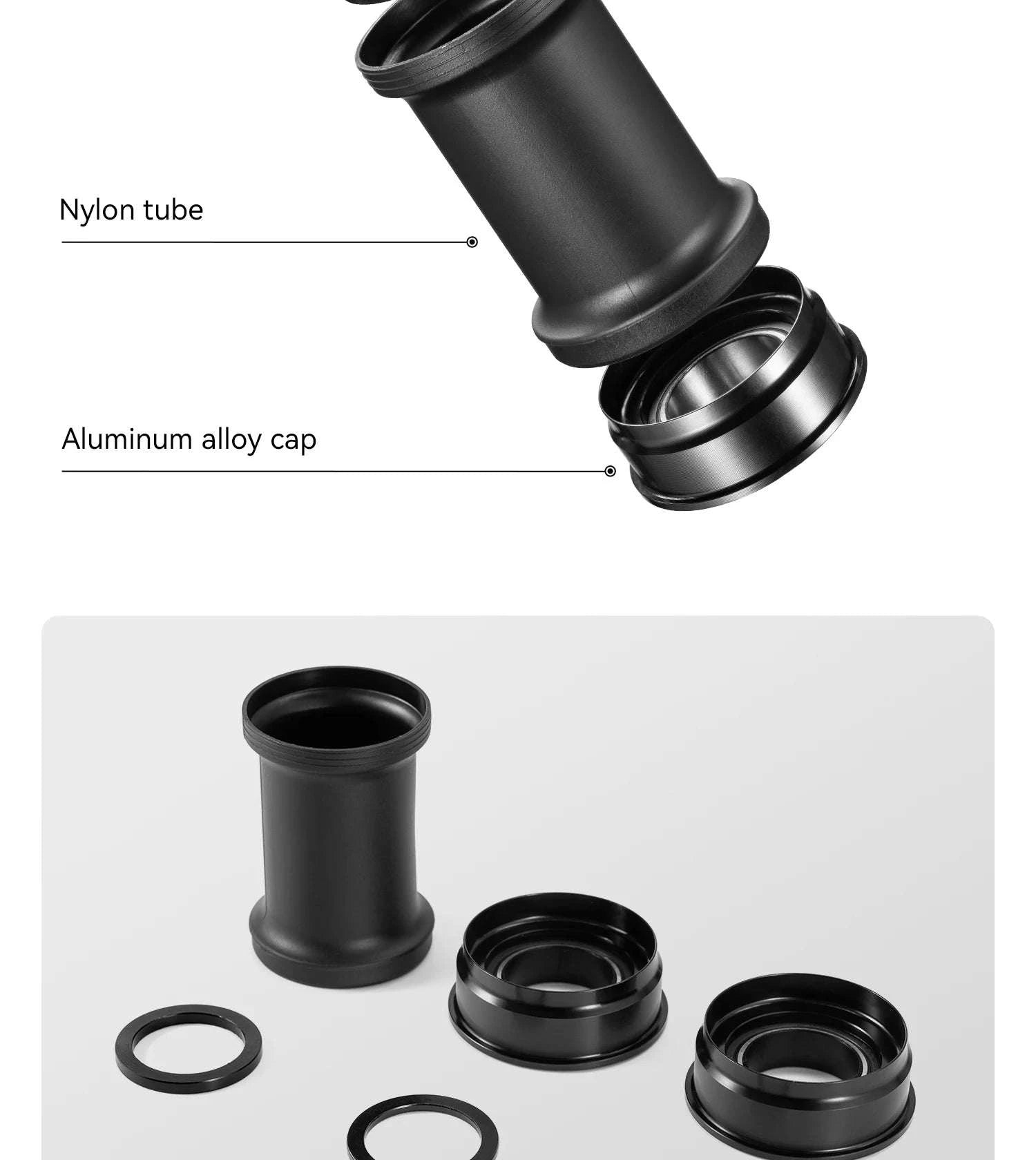 Aluminum Alloy Bike Bottom Bracket Sealed Bearing for MTB Road-BBT47-86-29