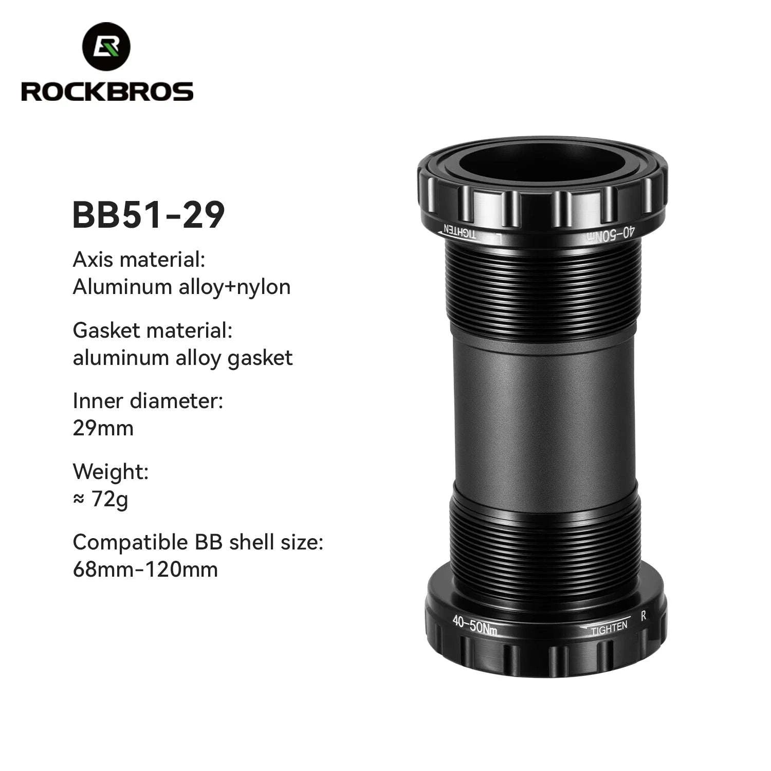 Aluminum Alloy Bike Bottom Bracket Sealed Bearing for MTB Road-BBT47-86-29