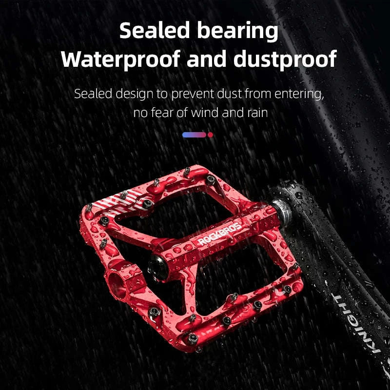Aluminum Alloy Bike Pedals Anti-Slip Ultralight Sealed Bearing-2018-12BRD