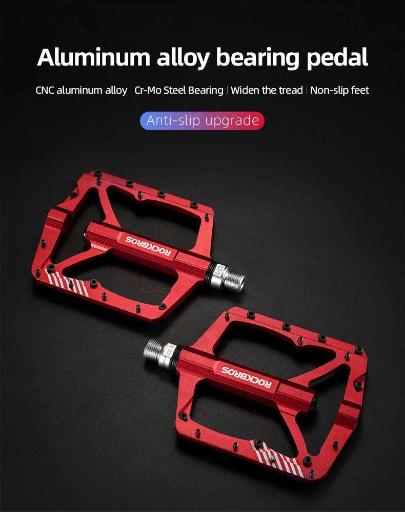 Aluminum Alloy Bike Pedals Anti-Slip Ultralight Sealed Bearing-2018-12BRD