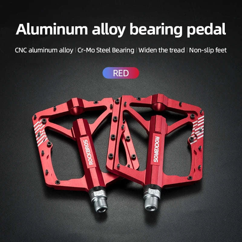 Aluminum Alloy Bike Pedals Anti-Slip Ultralight Sealed Bearing-2018-12BRD