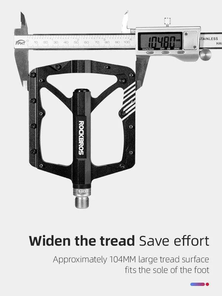 Aluminum Alloy Bike Pedals Anti-Slip Ultralight Sealed Bearing-2018-12BRD