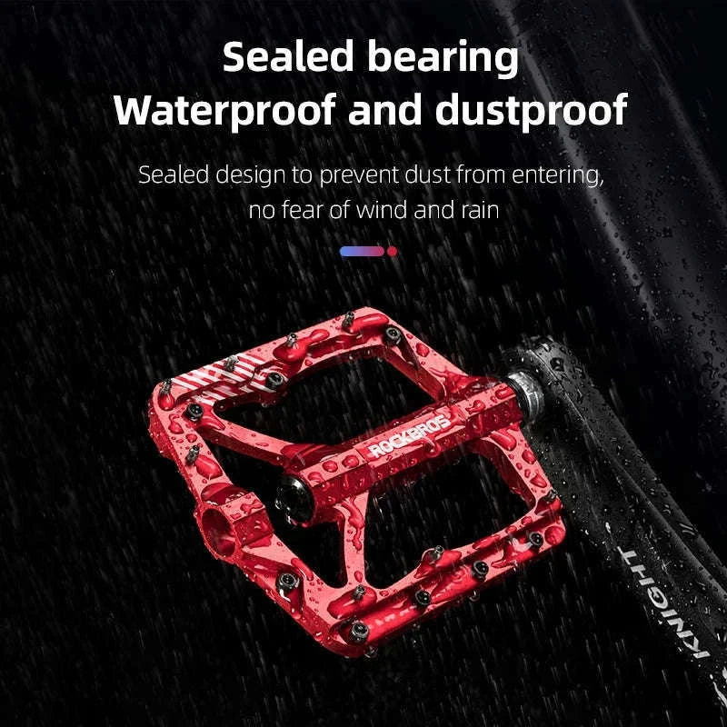 Aluminum Alloy Bike Pedals Anti-Slip Ultralight Sealed Bearing-2018-12BRD