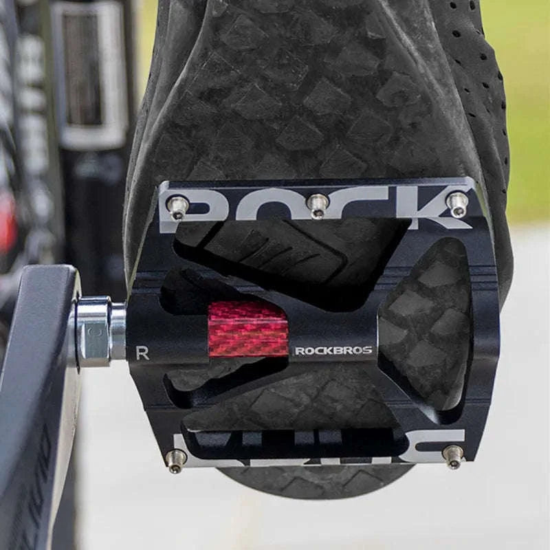 Aluminum Alloy Bike Pedals with Non-Slip Grip & Reflective Safety-K307PT Blue