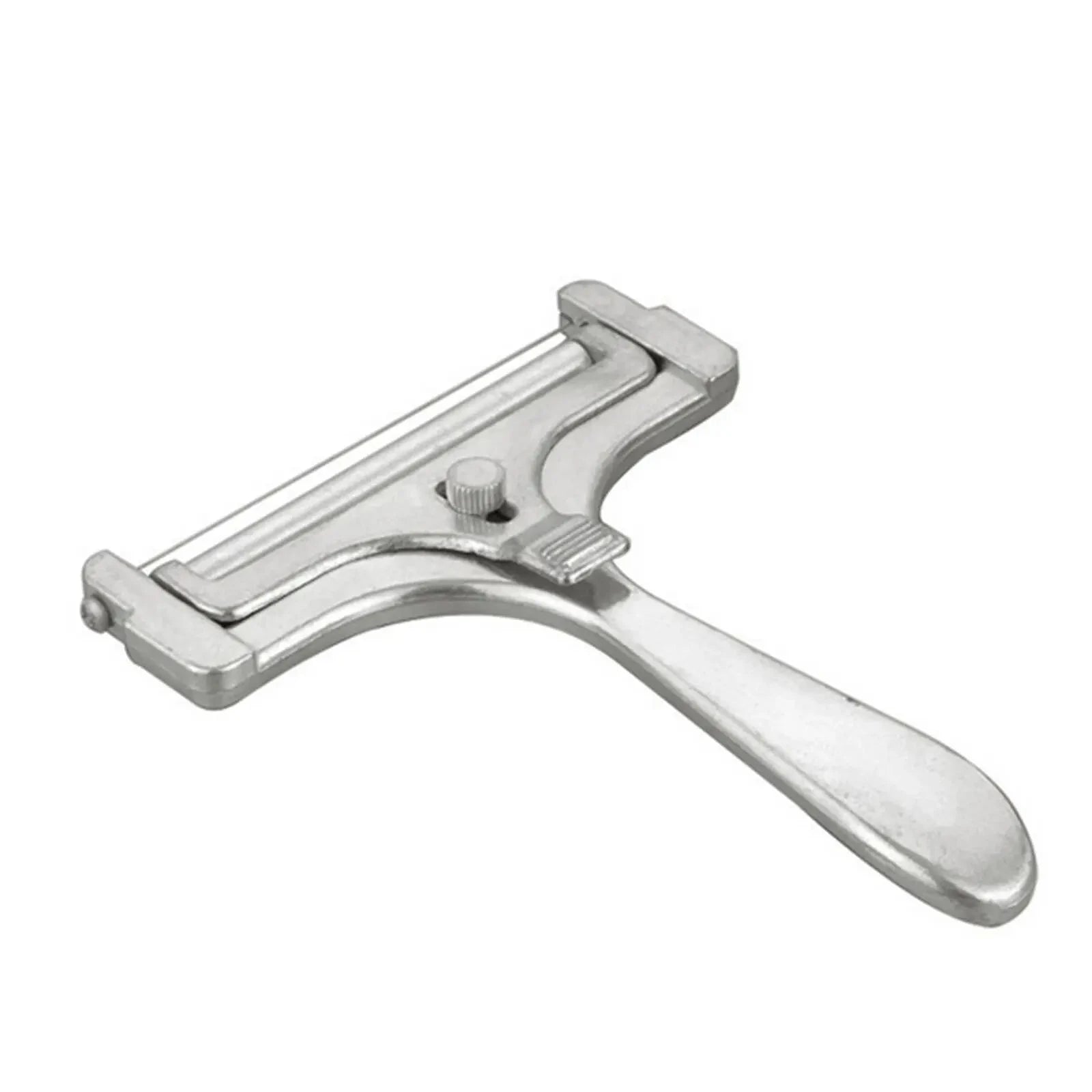 Aluminum Alloy Cheese Slicer with Wire Adjustable Thickness Cheese Butter Cutter for Soft and Semi-Hard Cheeses Kitchen Gadgets-1pc Cheese Slicer