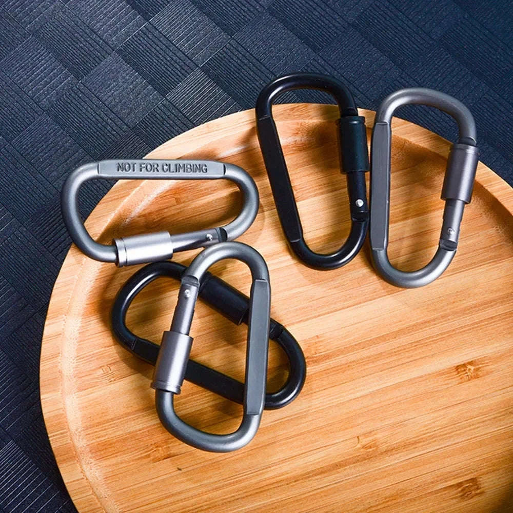 Aluminum Alloy D-Type Locking Carabiner Clip-yin se / United States