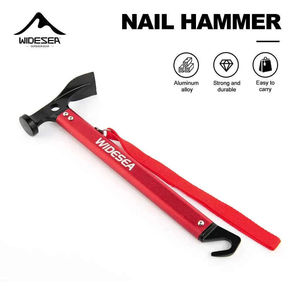 Aluminum Camping Nail Hammer-WSDC-002R
