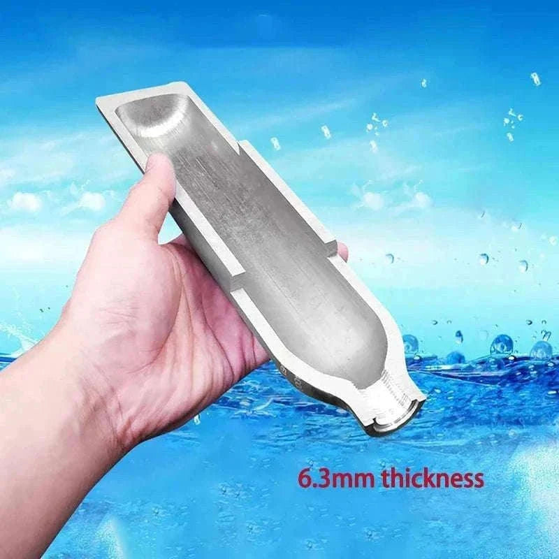 Aluminum CO2 Cylinder 30MPa M18×1.5 Thread for Aquarium & Gas Use-0.25L