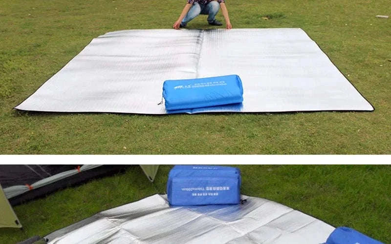 Aluminum Foil Moisture-Proof Camping Pad for Dry Outdoor Comfort-200 x 200cm