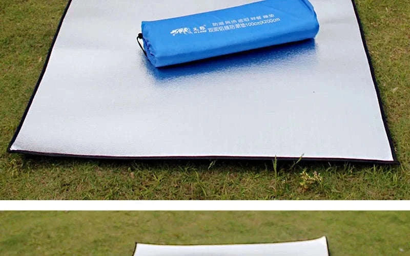 Aluminum Foil Moisture-Proof Camping Pad for Dry Outdoor Comfort-200 x 200cm