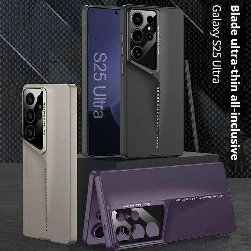 Aluminum Metal Magnetic Case for Samsung Galaxy S25 Ultra & S24 Ultra-Black / aluminum / Galaxy S24 Ultra