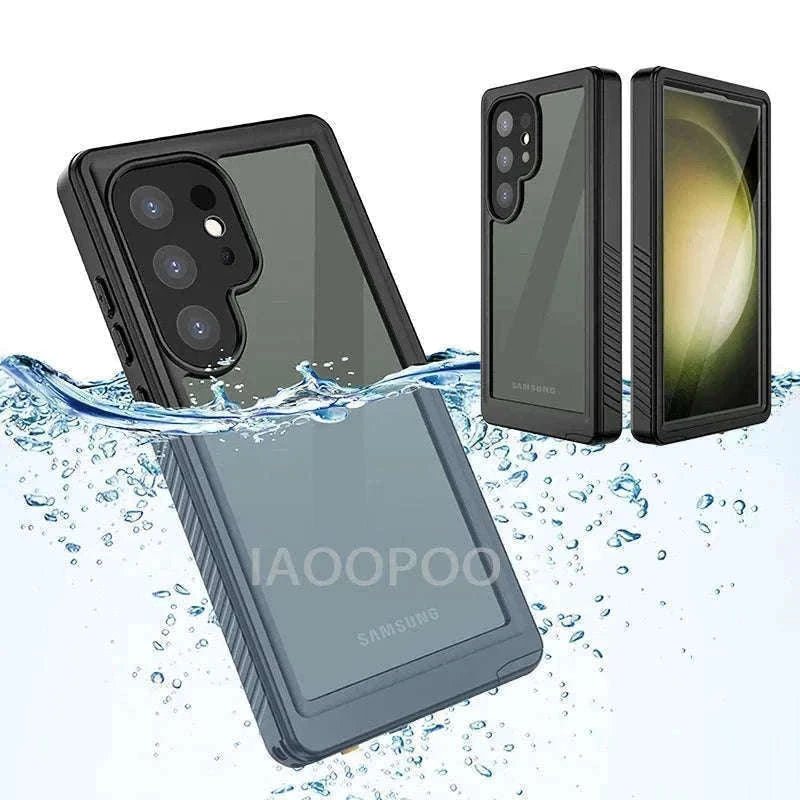 Aluminum Metal Magnetic Case for Samsung Galaxy S25 Ultra & S24 Ultra-Black / aluminum / Galaxy S24 Ultra