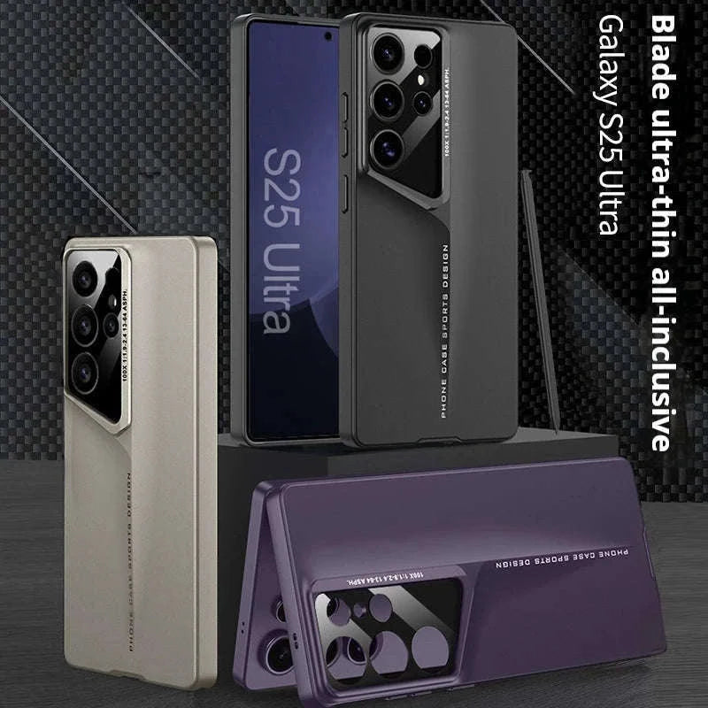 Aluminum Metal Magnetic Case for Samsung Galaxy S25 Ultra & S24 Ultra-Black / aluminum / Galaxy S24 Ultra