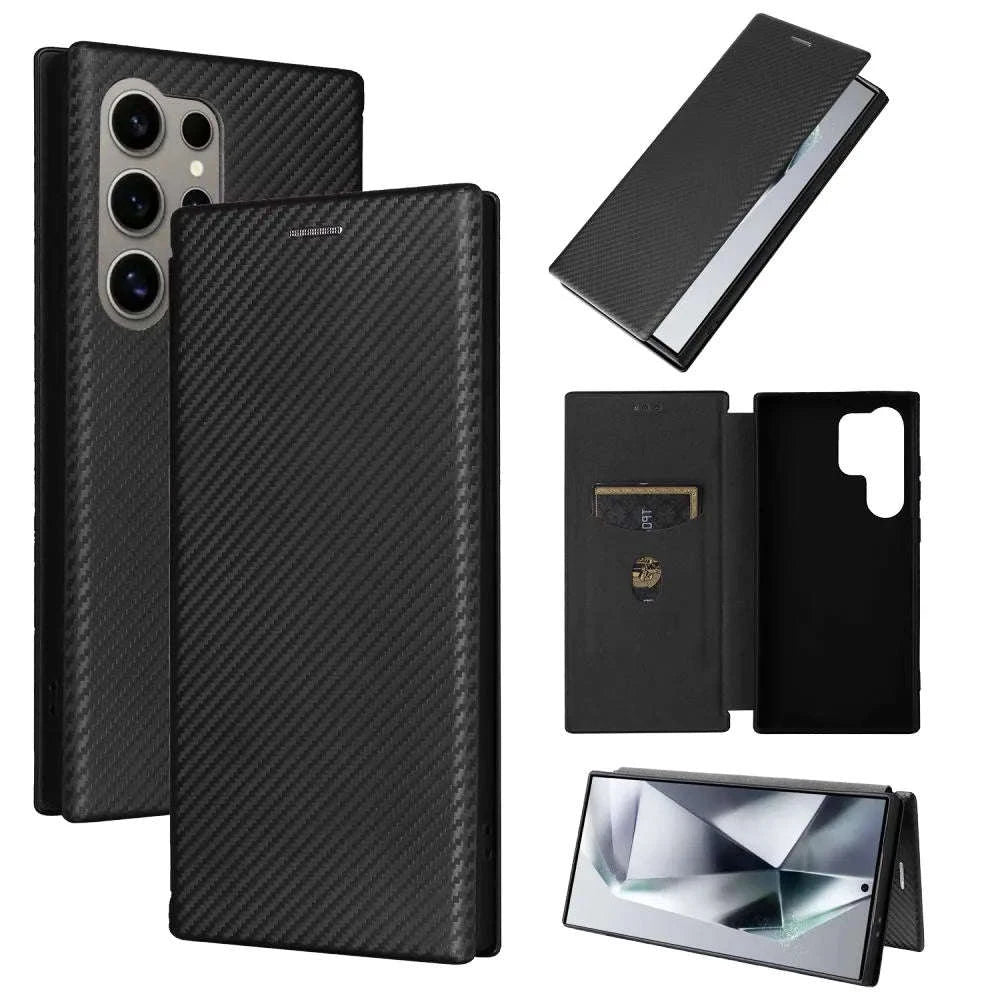 Aluminum Metal Magnetic Case for Samsung Galaxy S25 Ultra & S24 Ultra-Black / aluminum / Galaxy S24 Ultra