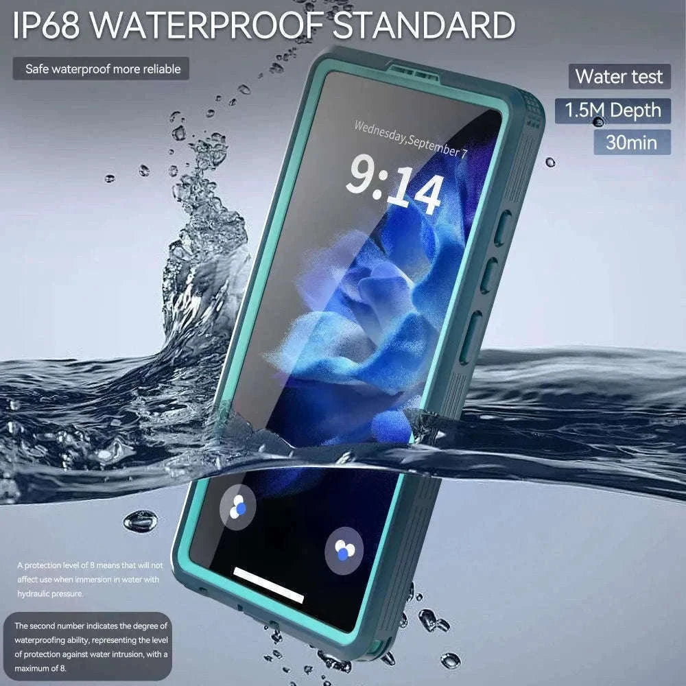 Aluminum Metal Magnetic Case for Samsung Galaxy S25 Ultra & S24 Ultra-Black / aluminum / Galaxy S24 Ultra