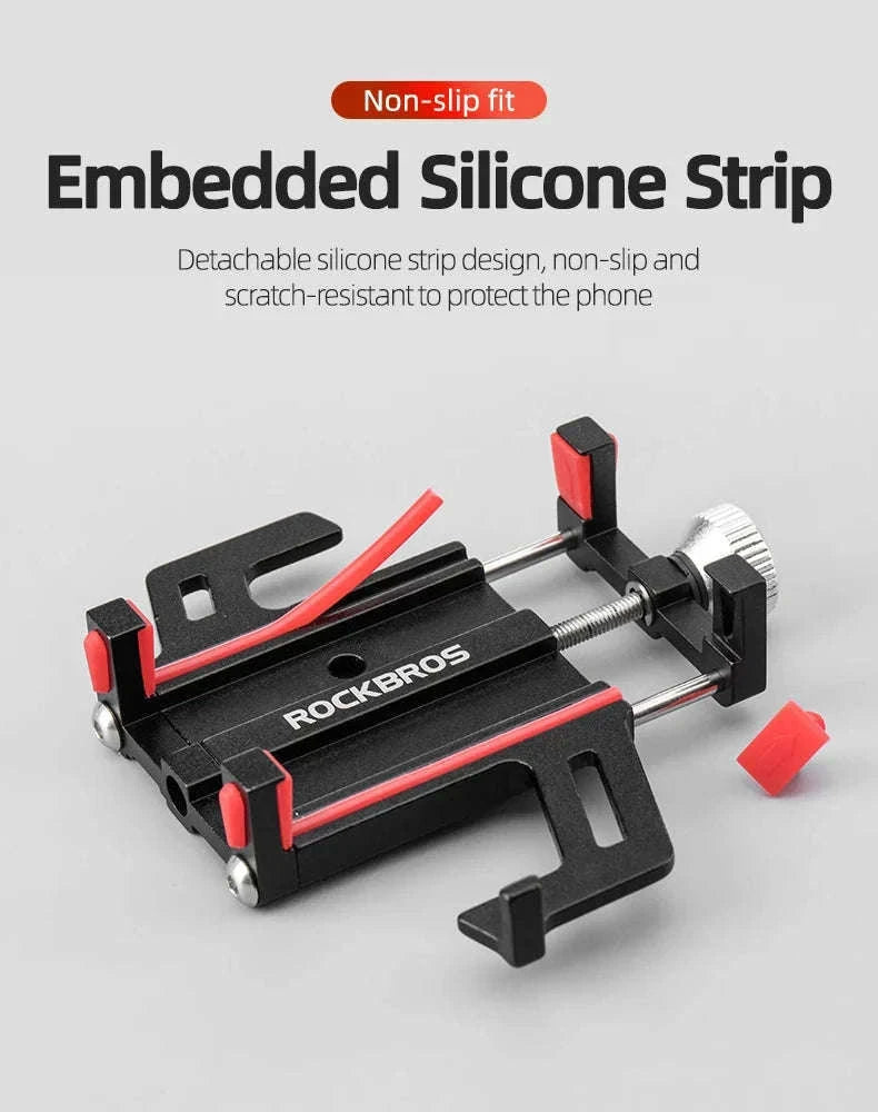Aluminum Motorcycle Phone Mount with Secure 5-Claw Grip-699-BR