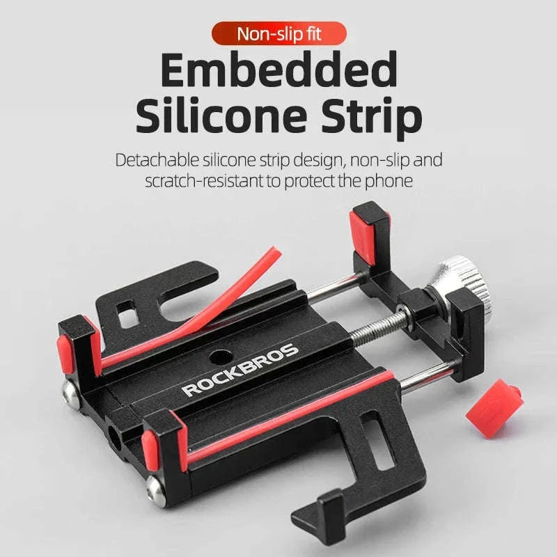 Aluminum Motorcycle Phone Mount with Secure 5-Claw Grip-699-BR