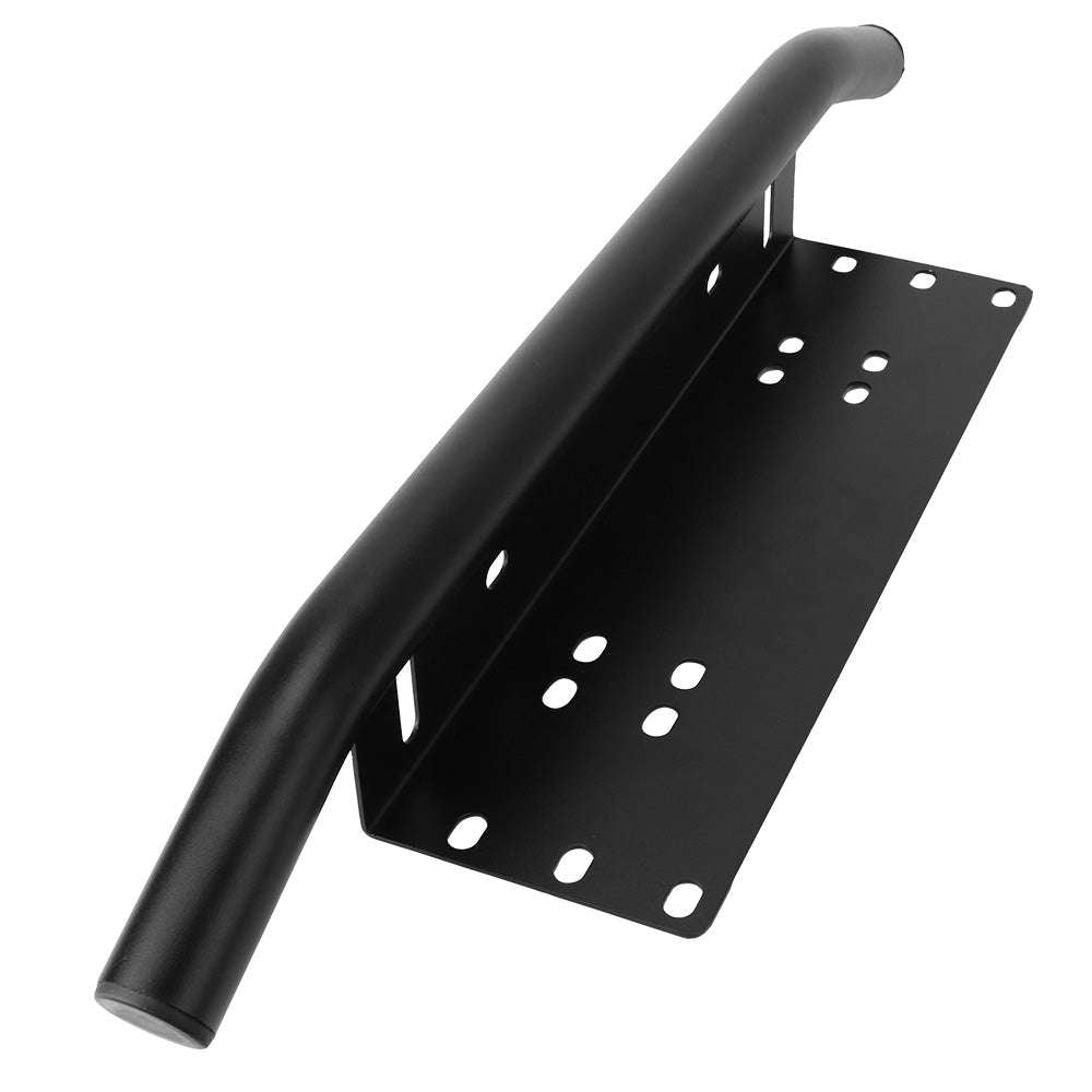 Aluminum Off Road Light Bar Bracket License Plate Mount-WHITE