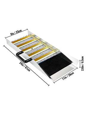 Aluminum Sluice Box Kit with Pocket Scale for Gold Prospecting-50Inch / france