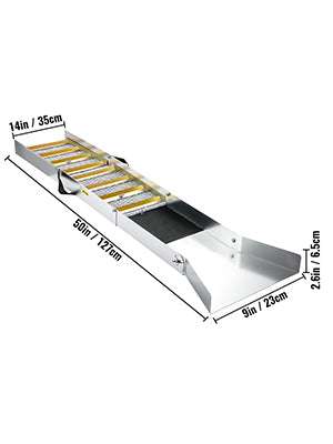 Aluminum Sluice Box Kit with Pocket Scale for Gold Prospecting-50Inch / france