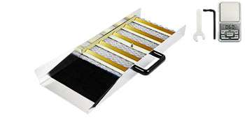 Aluminum Sluice Box Kit with Pocket Scale for Gold Prospecting-50Inch / france