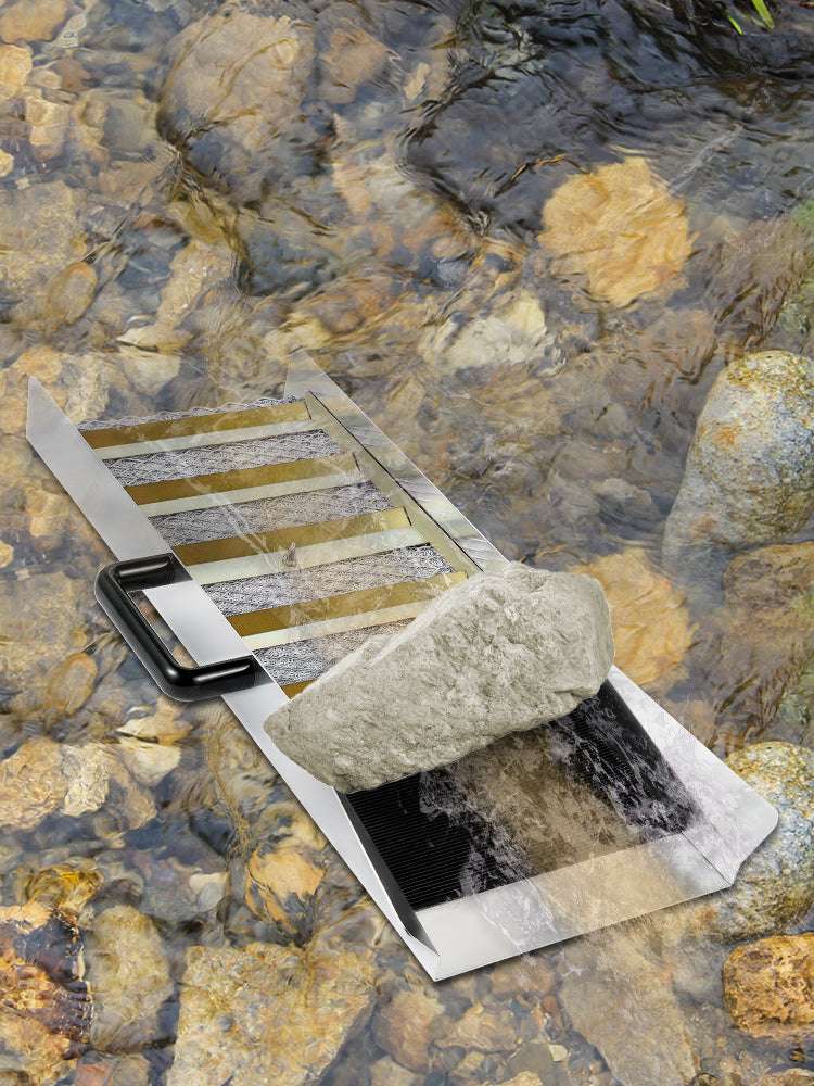 Aluminum Sluice Box Kit with Pocket Scale for Gold Prospecting-50Inch / france