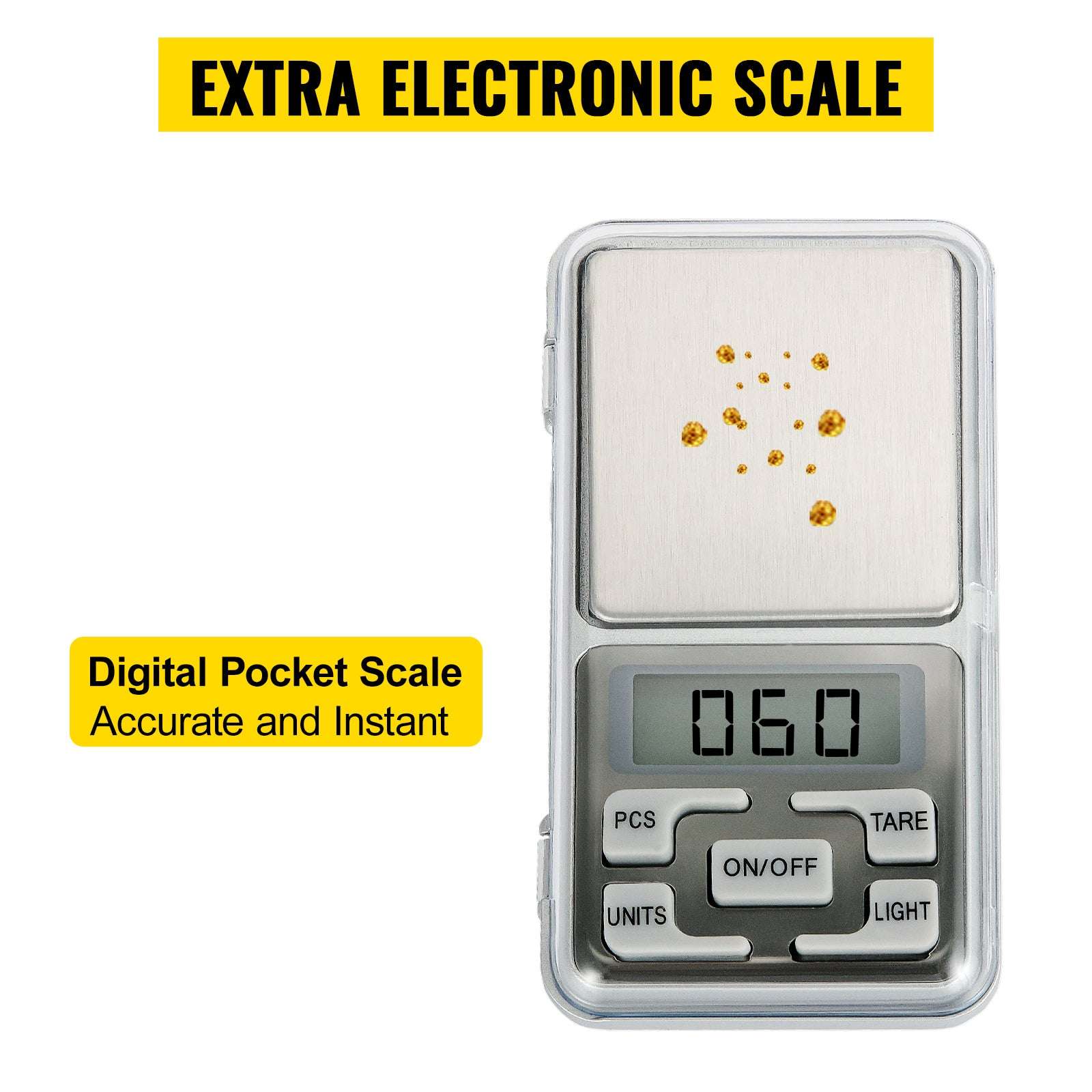 Aluminum Sluice Box Kit with Pocket Scale for Gold Prospecting-50Inch / france