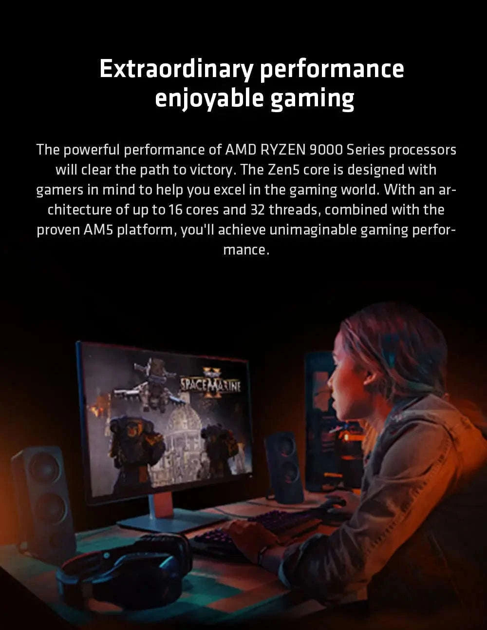 AMD Ryzen 5 9600X Desktop Processor for High-Performance Gaming-france