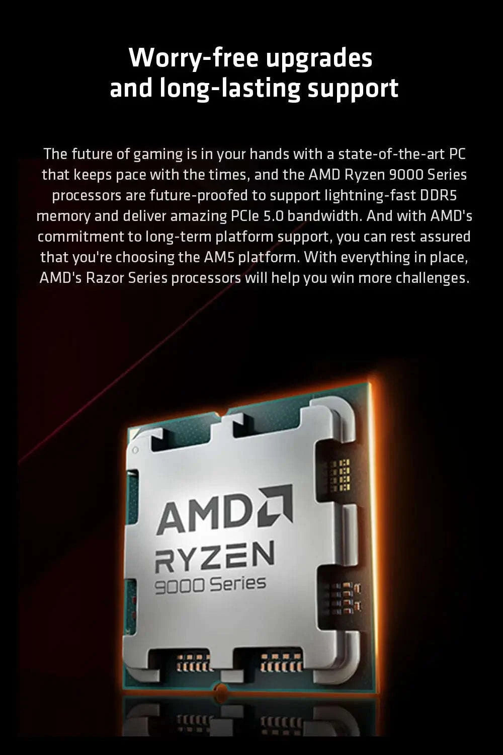 AMD Ryzen 5 9600X Desktop Processor for High-Performance Gaming-france