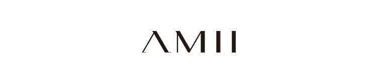 AMII Women’s Wool Turtleneck Sweater Loose Fit Seamless Knit-black / M