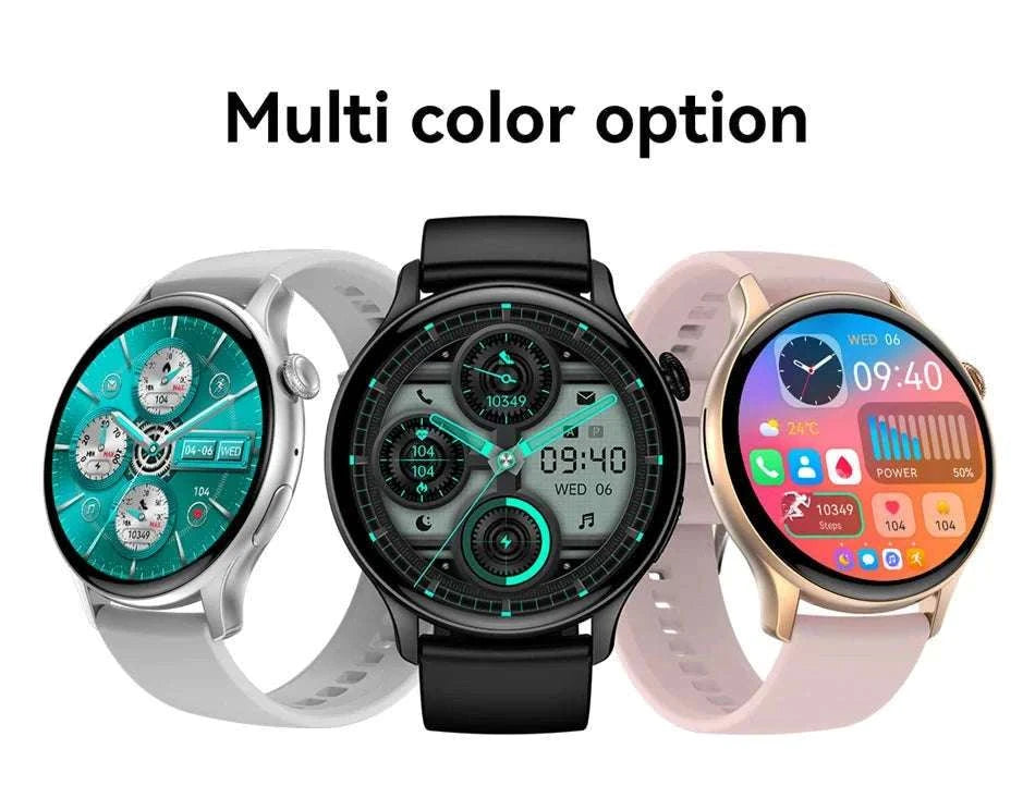 AMOLED Smart Watch with Bluetooth Calling & Fitness Tracking-